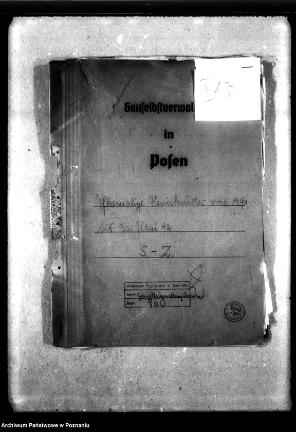 Obraz 4 z jednostki "Ehemalige Heimkinder von 1941 bis 30 V 1942, S-Z. [Przyjęcia i przekazania dzieci, litera S-Z]."