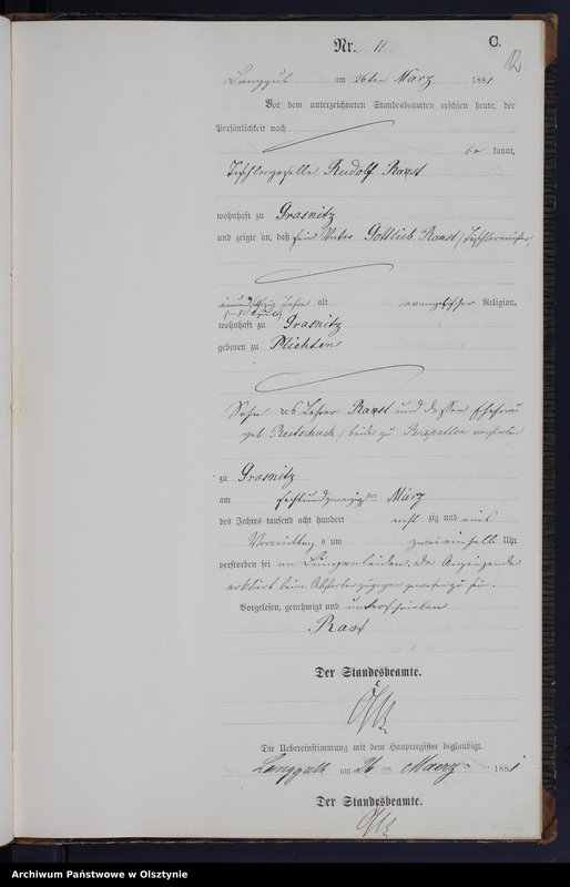 image.from.unit.number "Sterbe-Neben-Register Nr 1 - 25"