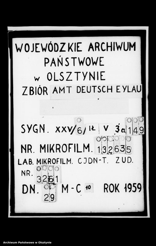 image.from.unit.number "Kirchen-Rechnung der Stadt Deutsch Eylau"