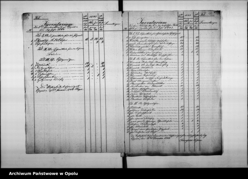 Obraz 14 z jednostki "Acta des Magistrats zu Oppeln betreffend: die Revision der Rechnungen der Domherr Franz Paulschen Schulstiftung und Erteilung der Decharge für den Rendanten de Anno 1844 bis Mai 1853"