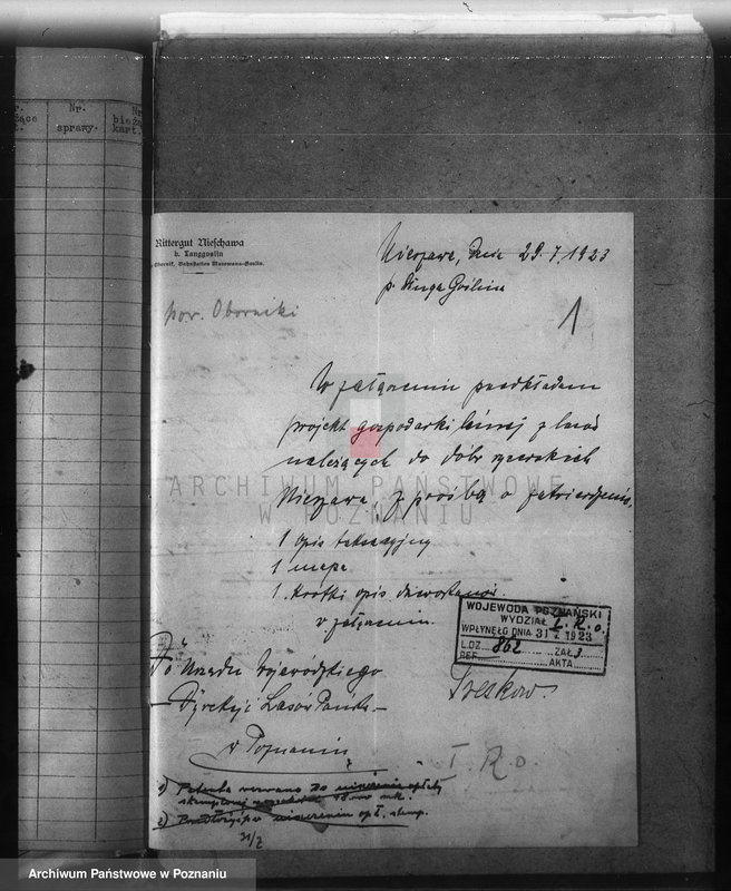 Obraz 5 z jednostki "Nadzór nad gospodarką w lasach majętności Nieszawa powiat obornicki"