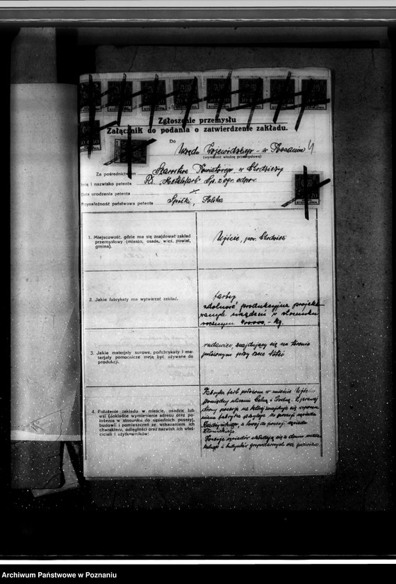 Obraz 9 z jednostki "Zatwierdzenie zakładu przemysłowego Fabryka Farb "Metalofarb" Ujście pow. chodzieski"