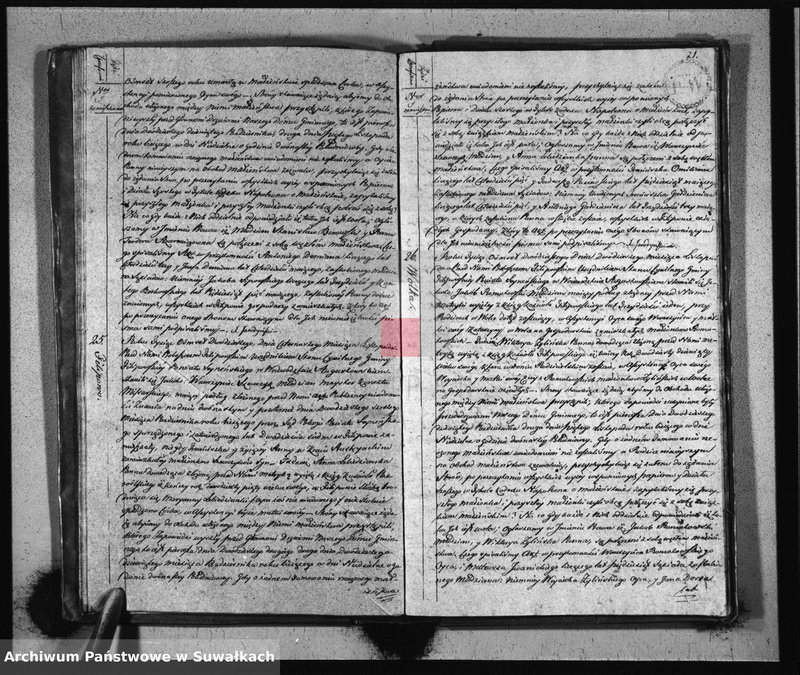 image.from.unit.number "Akta Zaślubienia Gminy Filipowskiey od Dnia 1 Stycznia do d. 31 Grudnia 1820 r."