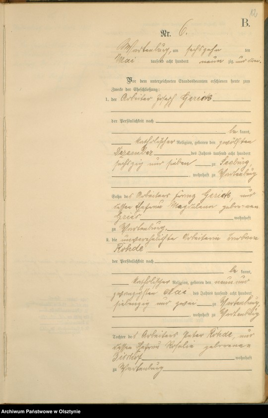 image.from.unit.number "Heiraths-Haupt-Register Nr 1 - 31"