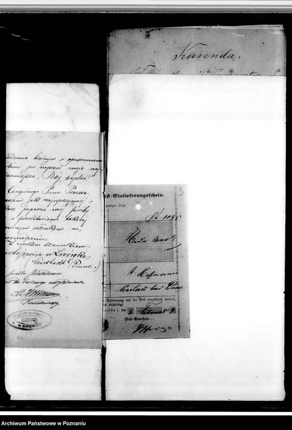 Obraz 5 z jednostki "Korespondencja, podania o przyjęcie na członków, sprawy finansowe, odezwy"