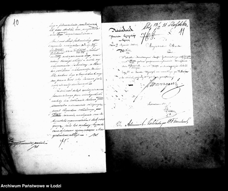 Obraz 12 z jednostki "Akta tyczące się zakładu po Wendischu"