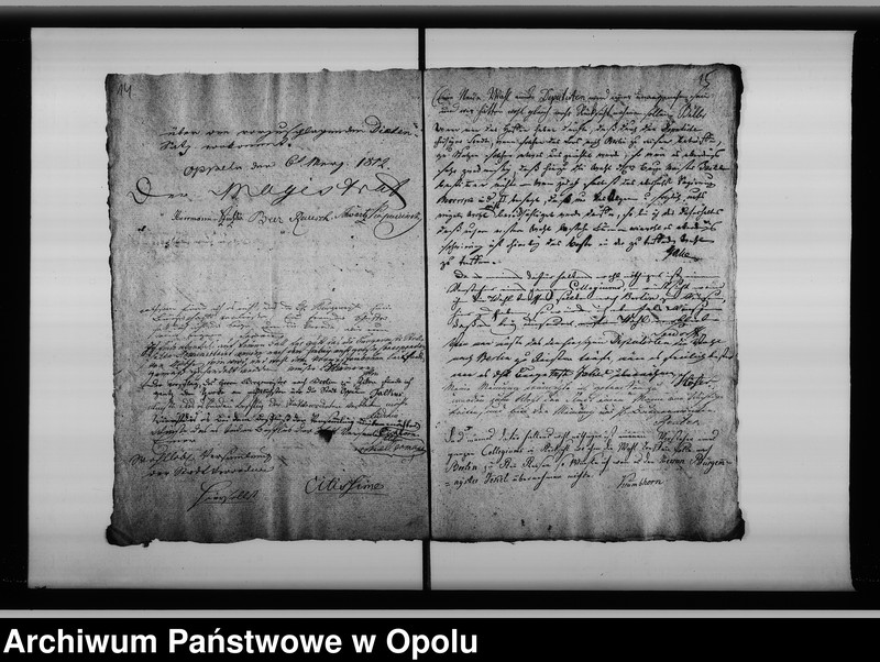 Obraz 13 z jednostki "Acta des Magistrats zu Oppeln betr[effend] die Wahl eines Deputirten zur Provinzial Kriegs Schulden Regulirungs Commission Vol. I de anno 1812"