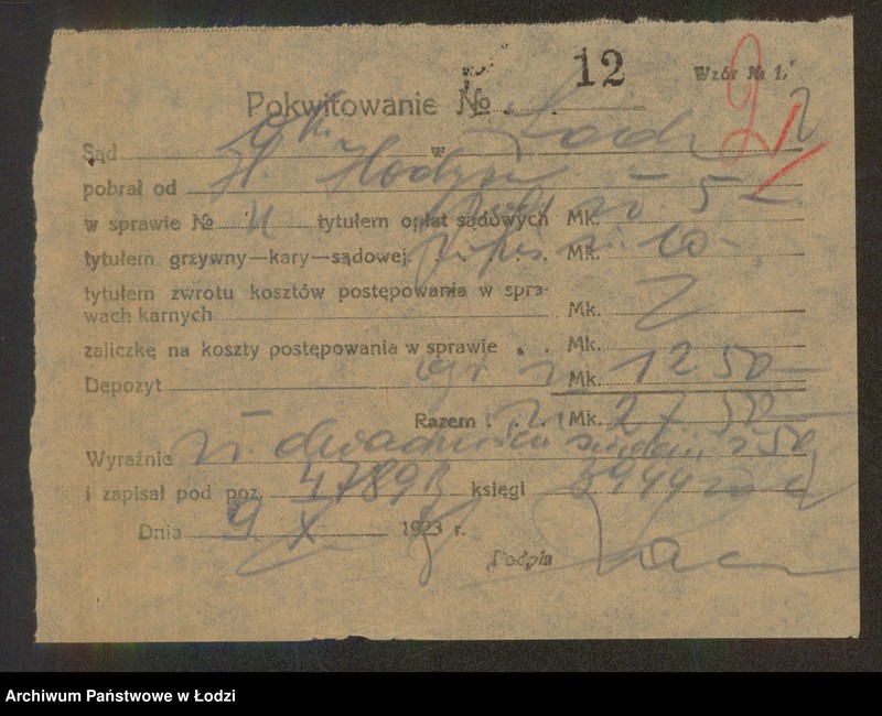 Obraz 4 z jednostki "Chaim Chodys – wyrób i sprzedaż kapeluszy"