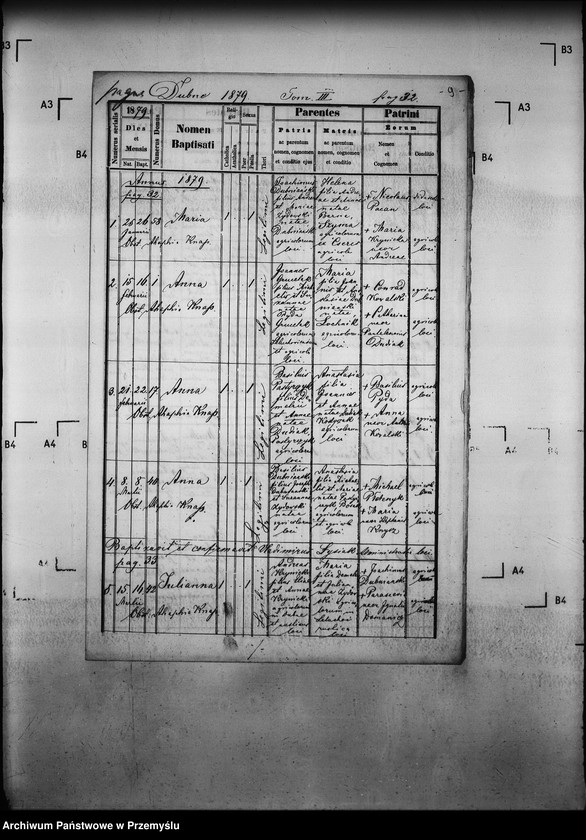 image.from.unit.number "[Kopie ksiąg metrykalnych parafii Leluchów z filią Dubne (dekanat Muszyna)]"