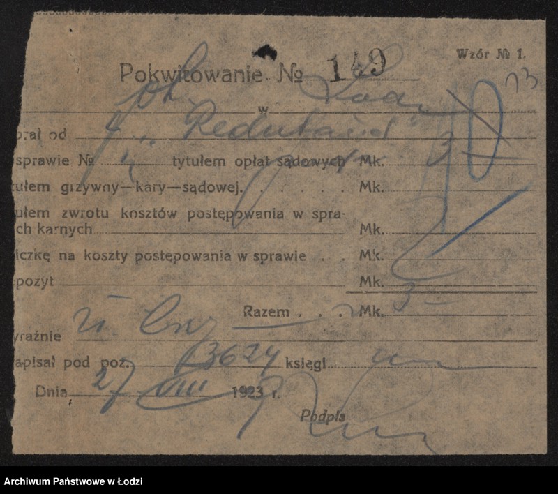 Obraz 15 z jednostki "Rywka Fogel i s-ka „Reduton” – wyrób i sprzedaż wigoniowych chustek"