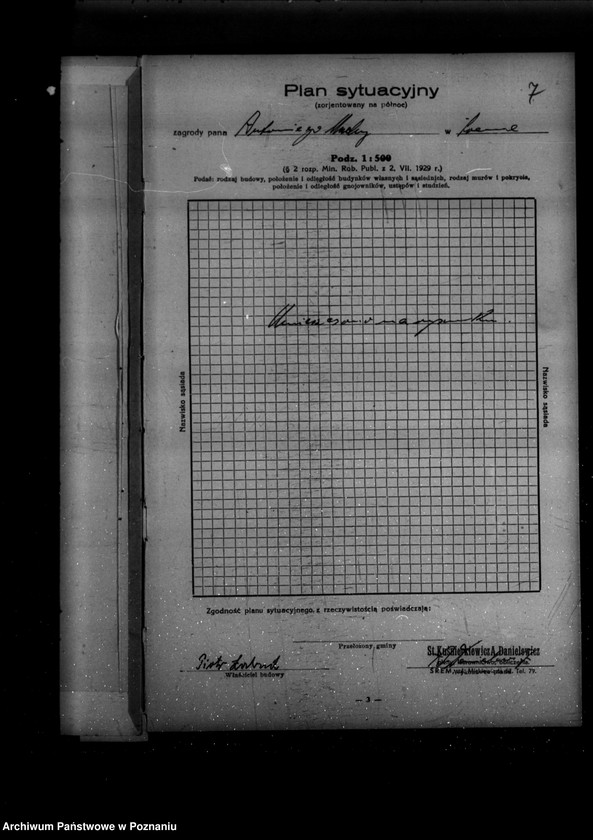 image.from.unit.number "/Projekt urządzenia zakładu przemysłowego /garbarni/ P. Labuda w Śremie/"