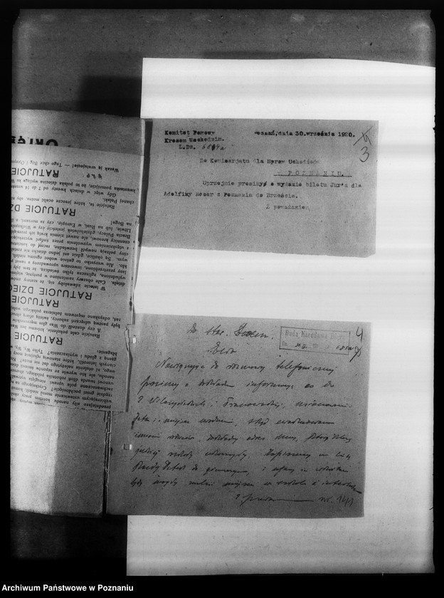 Obraz 7 z jednostki "Korespondencja dotycząca uchodźców."