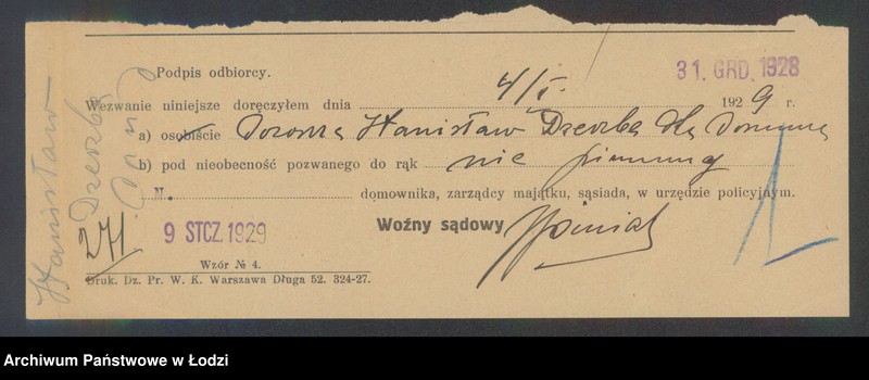 Obraz 3 z jednostki "Juda Mojżesz Tempelhof – sprzedaż podszewek"