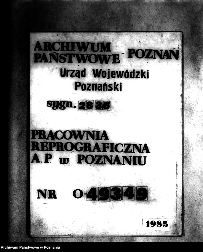 Obraz 1 z jednostki "Uregulowanie w myśl przepisów ustawy z 18.III.1932 r. prawa własności gruntów nabytych w drodze parcelacji majątku Kozanki-Podleśne powiatu tureckiego"