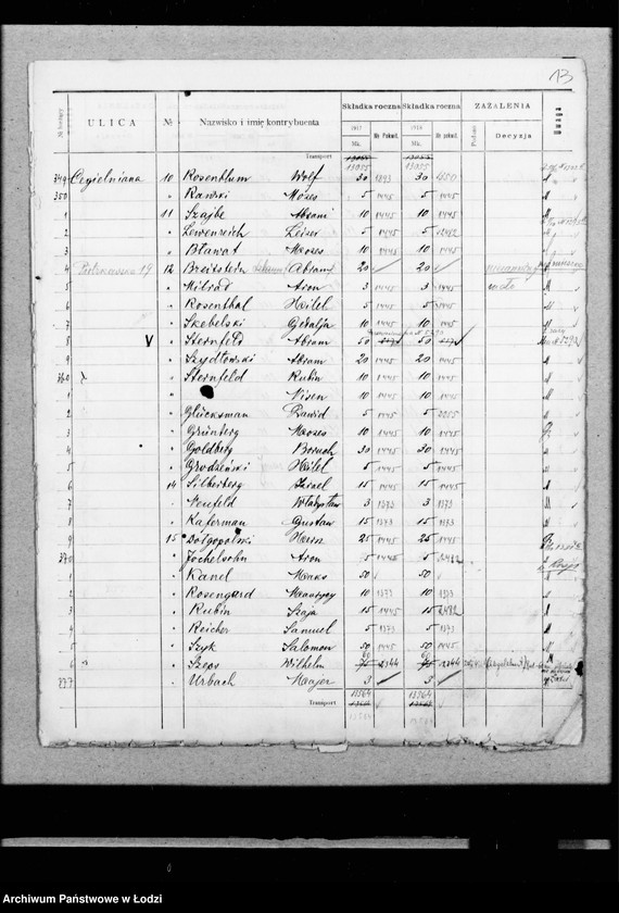 Obraz 17 z jednostki "[Składki gminne]"