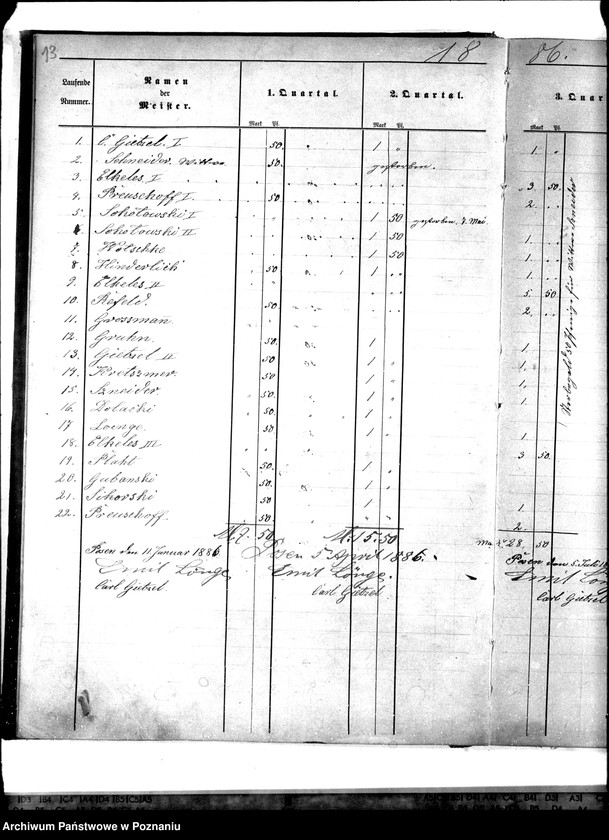 Obraz 19 z jednostki "Kassenbuch der Innung des Böttchergewerks."