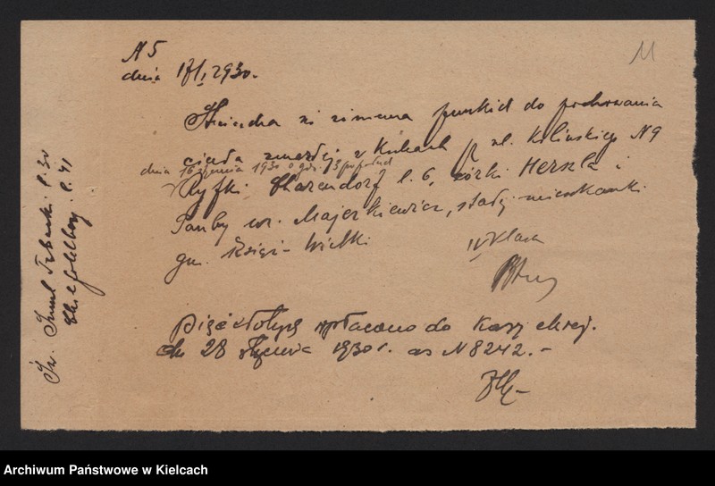 image.from.unit.number "Załączniki do akt zgonu Okręgu Bożniczego Kielce za rok 1930"