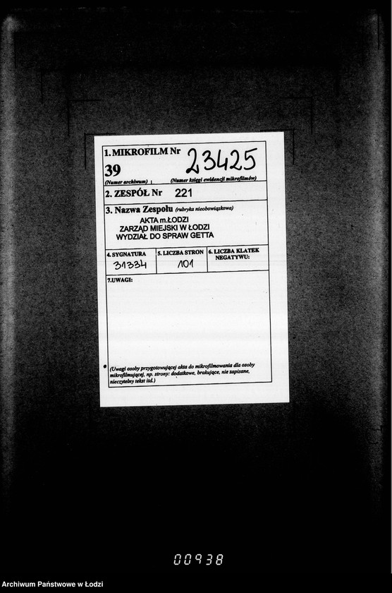 Obraz 2 z jednostki "[Rachunki Heeresbekleidungsamt Posen dla Zarządu Getta]"