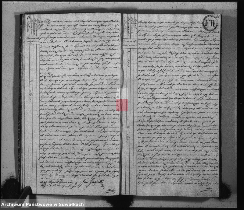 image.from.unit.number "Akta stanu cywilnego urodzonych w gminie seyneńskiey od 1-go stycznia 1813 roku."