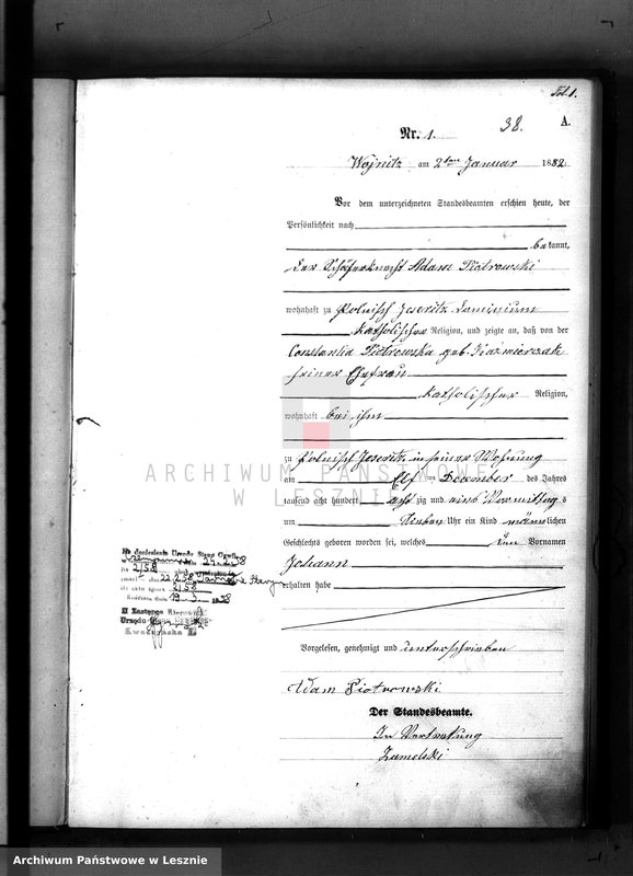 Obraz z jednostki "[Księga urodzeń]"