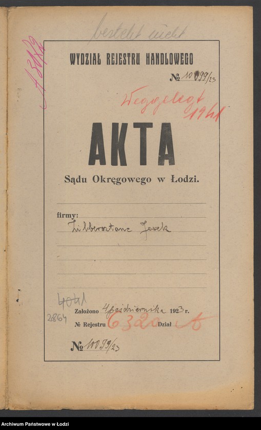 Obraz 2 z jednostki "Zilbersztanc Josek- sprzedaż mąki i zboża"