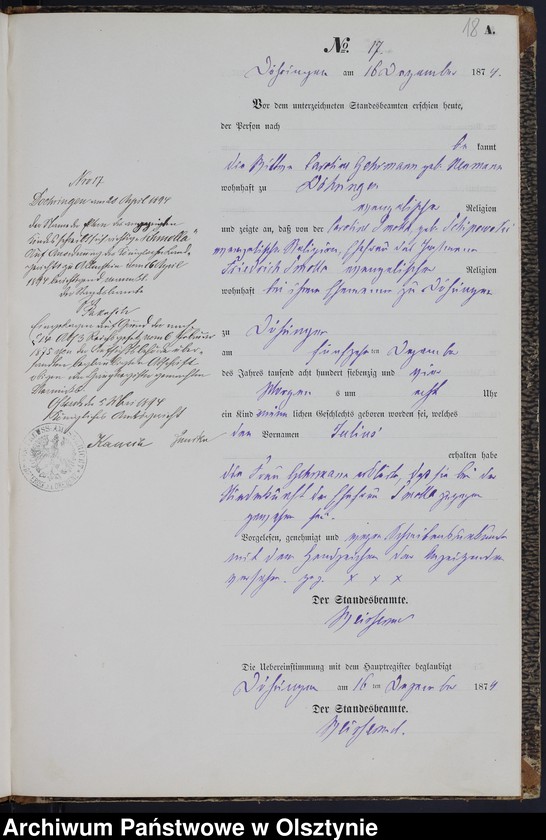 image.from.unit.number "Geburts-Neben-Register Nr 1 - 22"