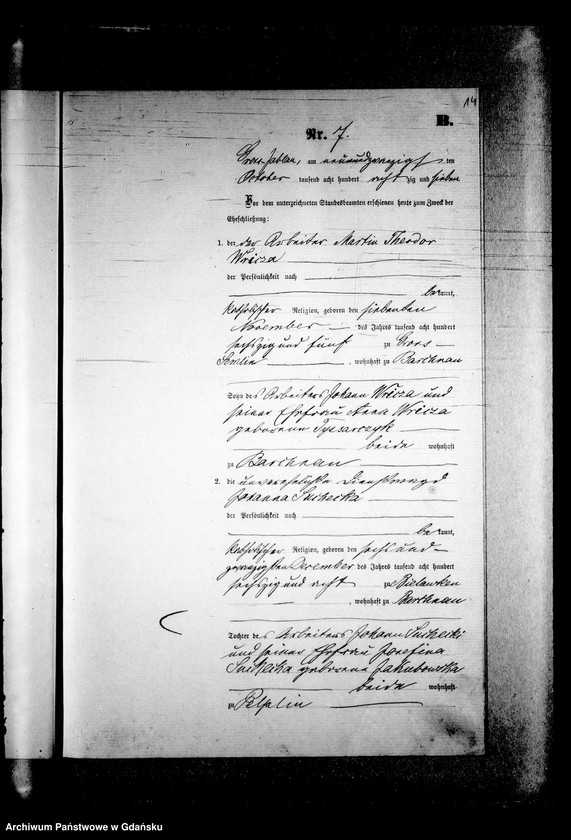 image.from.unit.number "Księga małżeństw"