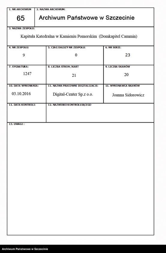 image.from.unit.number "Kirche zu Zirkwitz [Cerkwica]."