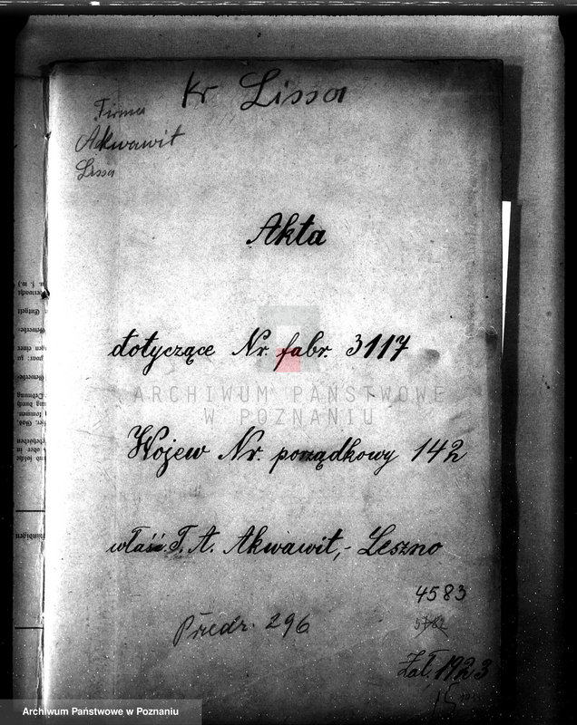 Obraz 5 z jednostki "Firma "Akwawit" w Lesznie nr woj. kotła 142"