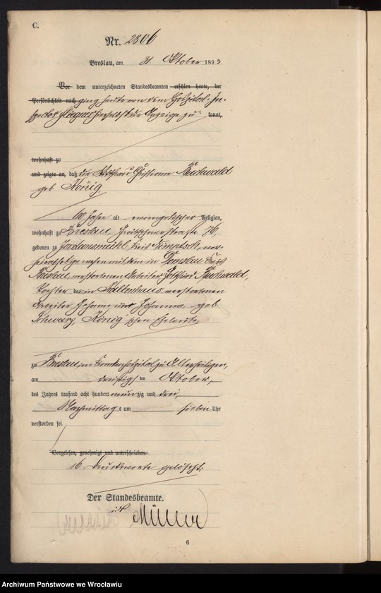 image.from.unit.number "Sterbe-Haupt-Register Breslau I 1893 Band 8"
