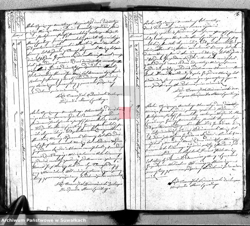 image.from.unit.number "Księga Aktów Zeyscia Gminy Przeroslskiey Powiatu Seyneńskiego Departamentu Łomżyńskiego na Rok 1814."