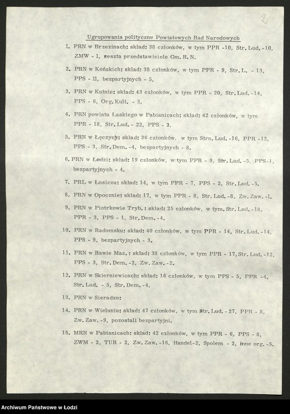 Obraz 3 z jednostki "Zarząd Miejski w Łodzi-sprawozdania, [protokoły z posiedzeń Wojewódzkiej Komisji Odbudowy, konferencji w sprawie połączenia WKOS i MKOS] [i załączniki]"