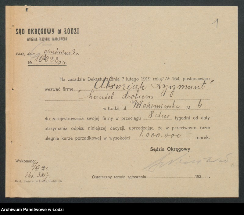 Obraz 3 z jednostki "Zygmunt Ambroziak – handel drobiem"