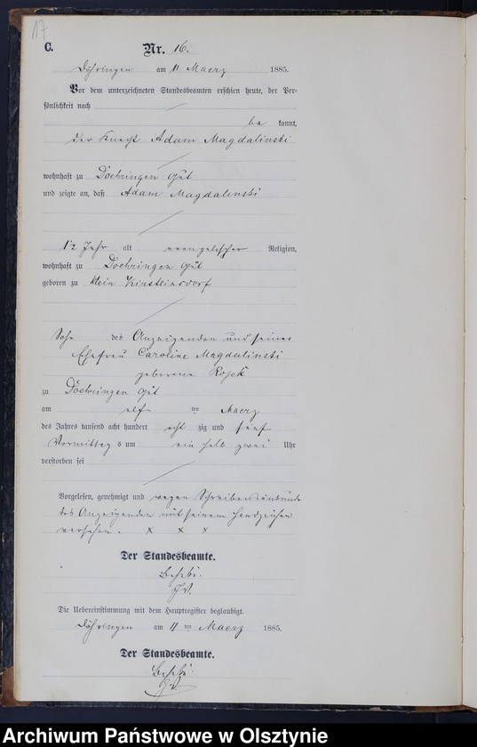 image.from.unit.number "Sterbe-Neben-Register Nr 1 - 76"