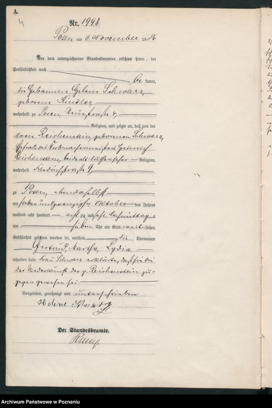 Obraz 7 z jednostki "Księga urodzeń t. V"