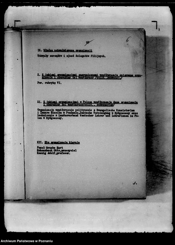 Obraz 10 z jednostki "Wykaz niemieckich organizacji politycznych i społecznych wraz z krótką charakterystyką ich działalności"