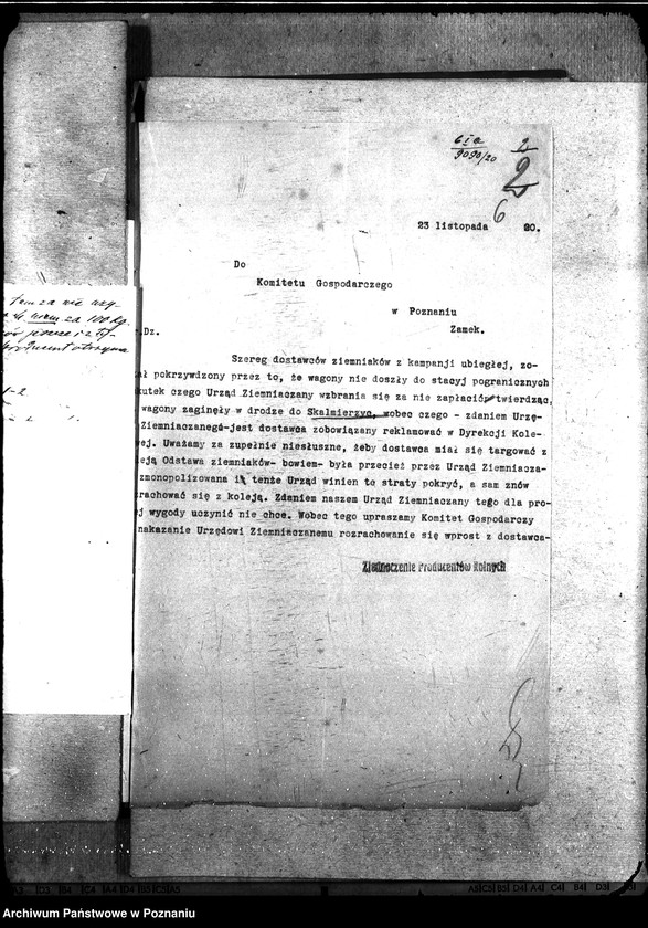 Obraz 10 z jednostki "Sprawy szczegółowo-administracyjne Ministerstwo Rolnictwa sprzedaż sadzonek"