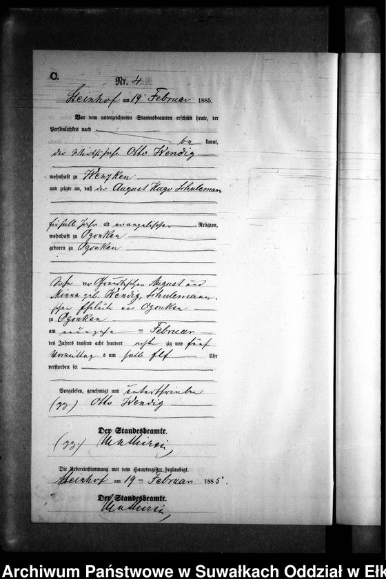 image.from.unit.number "Sterbe-Neben-Register des Preussischen Standes-Amtes Gr. Strengeln Kreis Angerburg"