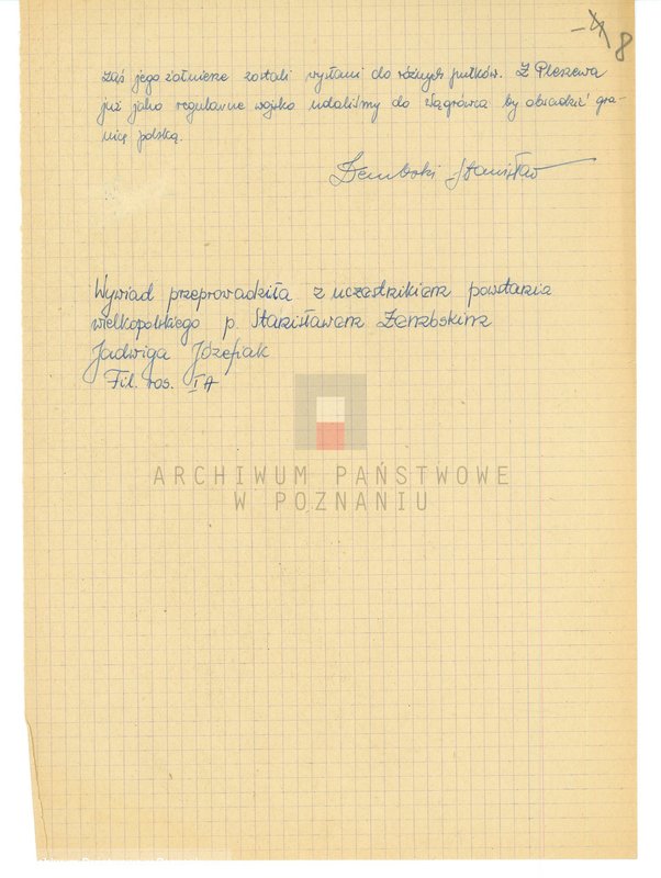 Obraz 20 z jednostki "Relacje i wspomnienia dotyczące powstania wielkopolskiego: 1. Białośliwie, powiat Wyrzysk, województwo bydgoskie, 2. Biskupice Ołoboczne, powiat Ostrów Wielkopolski, województwo poznańskie, 3. Budzyń, powiat Chodzież, województwo poznańskie, 4. Buk, powiat Nowy Tomyśl, województwo poznańskie. Zdjęcie: s.12. - fotografia relacjonującego."