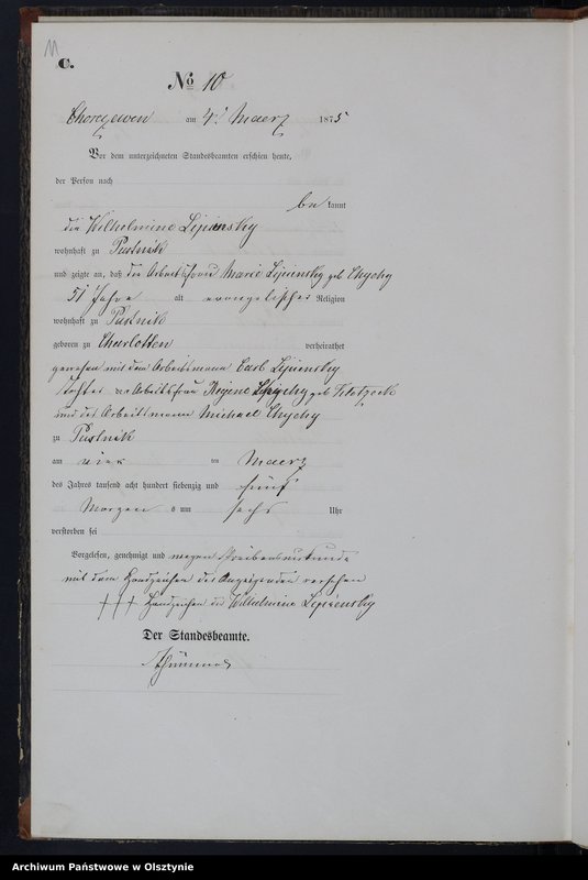image.from.unit.number "Haupt-Sterbe-Register Nr 1 - 53"