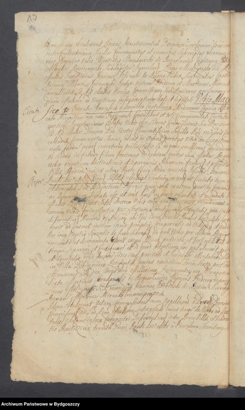 image.from.unit.number "Documente der Stadt Bromberg zum Prozess der Kämmerei gegen das Forstamt Bromberg wegen des Waldes bei Vorwerk Bocianowo. Odpisy dokumentów,"