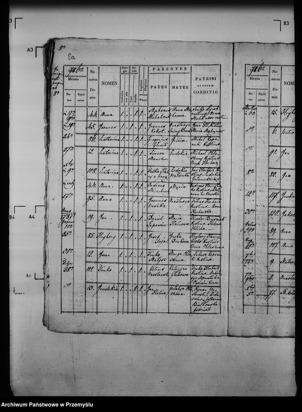 Obraz 13 z jednostki "[Kopie ksiąg metrykalnych parafii Gnojnice z filią Wola Gnojnicka (dekanat Jaworów)]"