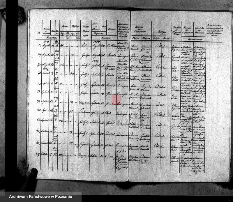 Obraz 9 z jednostki "Liber baptisatorum, copulatorum, mortuorum"