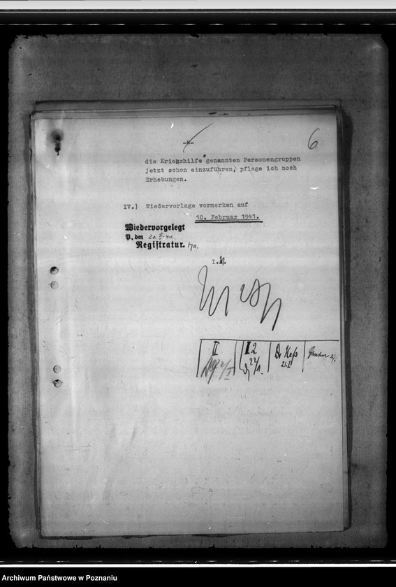 Obraz 10 z jednostki "Kriegshilfe - einschliesslich auslandsdeutsche Flüchtlinge - Vollzug."