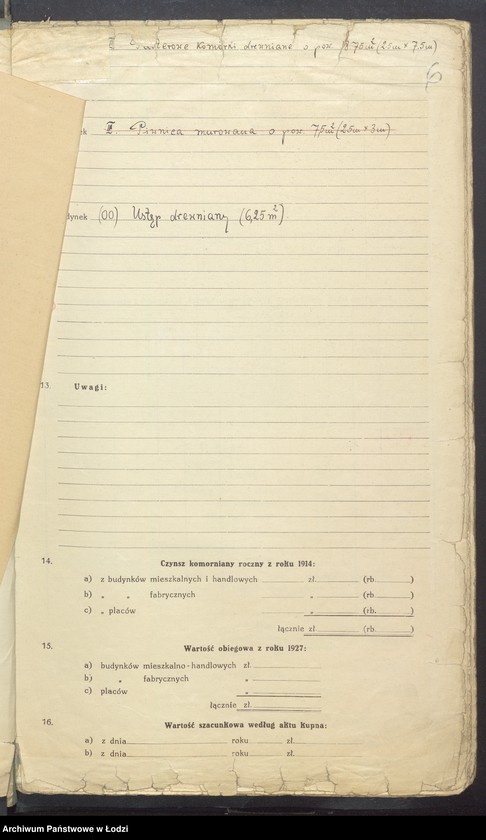 image.from.unit.number "Księga inwentarzowa nieruchomości m. Łodzi ul. Podgórna"