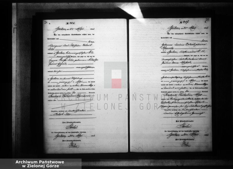 image.from.unit.number "Geburts-Neben-Register, Band II von No 413 bis No 826"