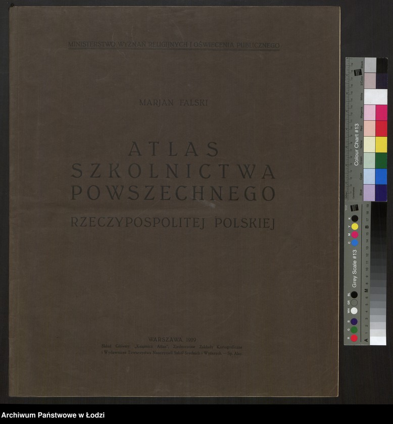 Obraz 2 z jednostki "Atlas szkolnictwa powszechnego Rzeczypospolitej Polskiej. Opracował Marian Falski, Warszawa 1929"