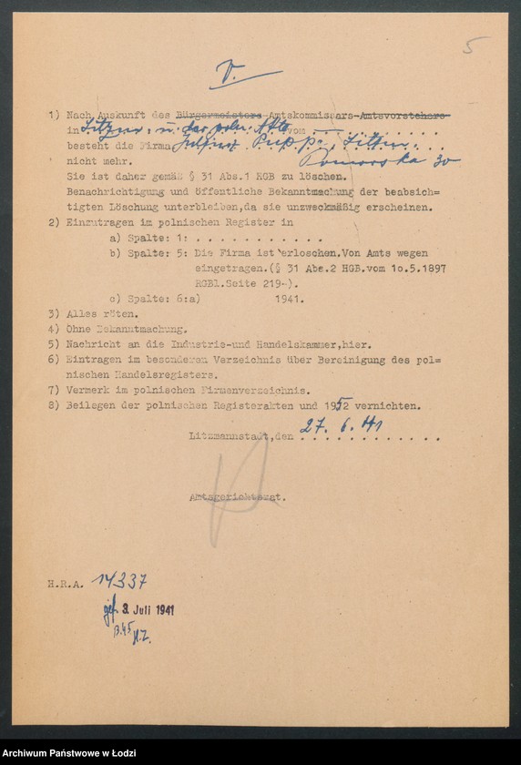 Obraz 7 z jednostki "Juliusz Puppe- sklep kolonialno-spożywczy"