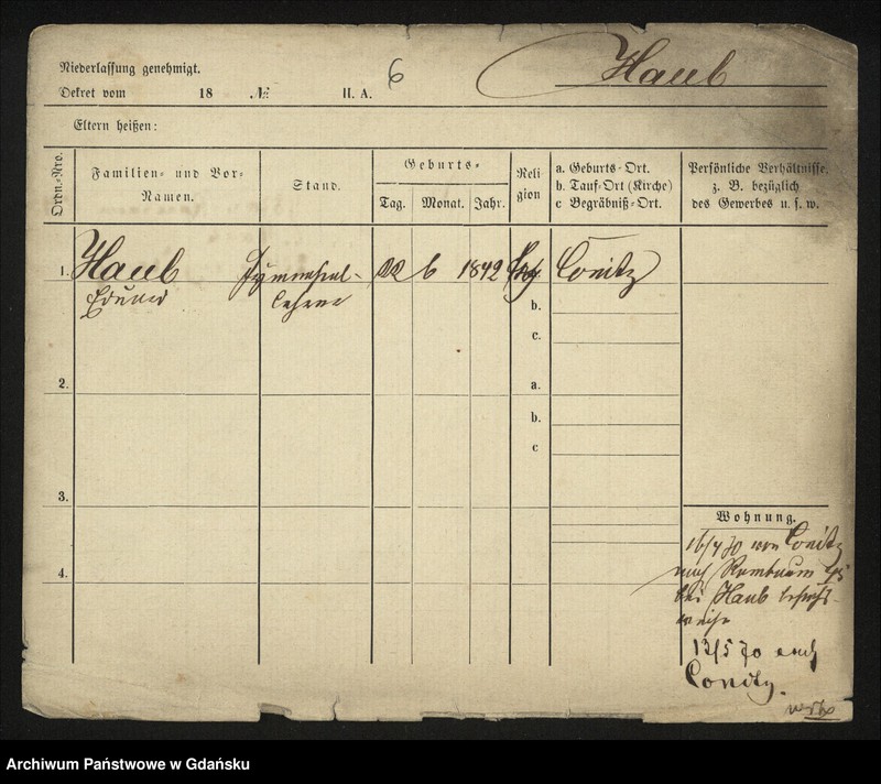 image.from.unit.number "Karty meldunkowe: Haub - Hauschutz"