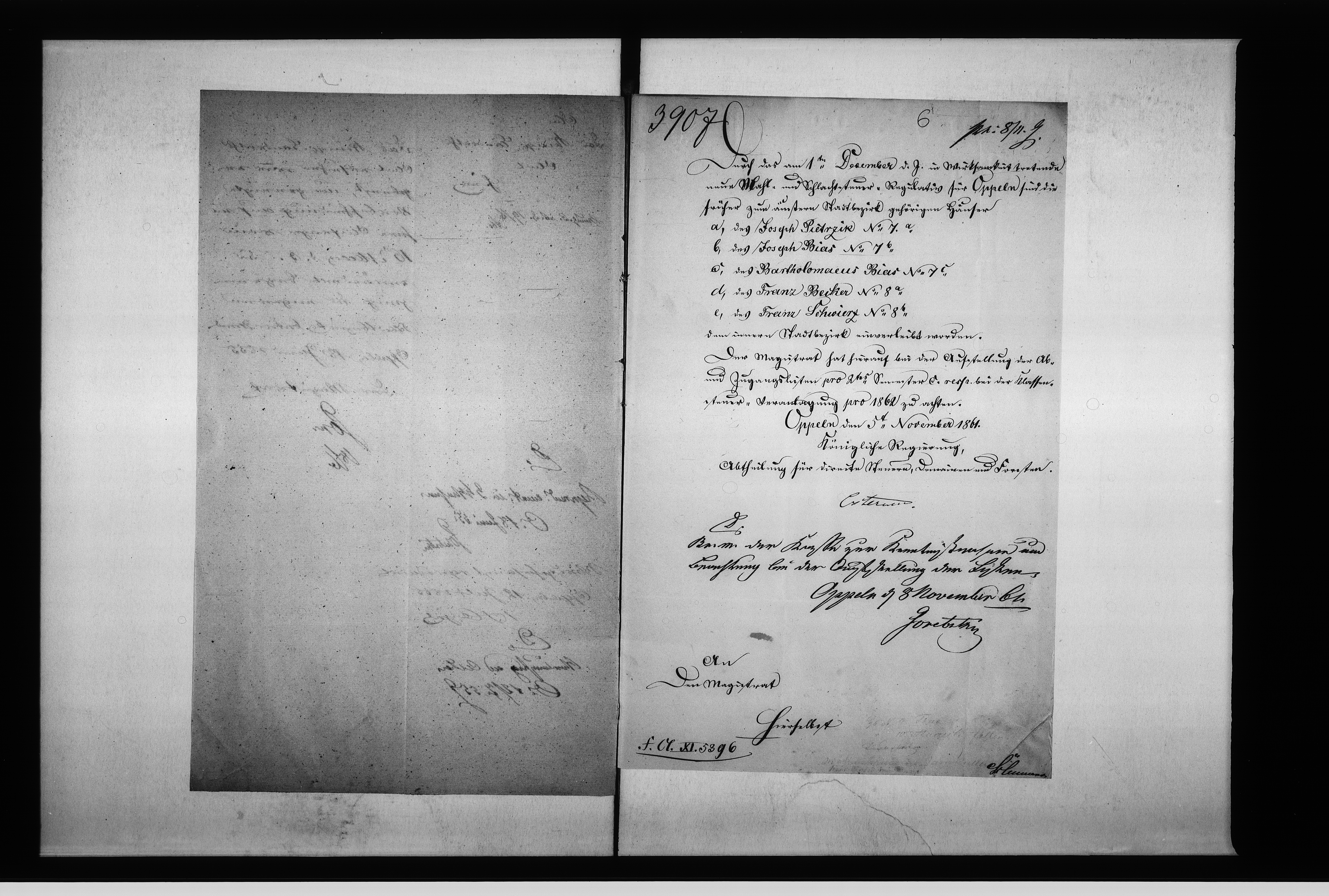 Obraz 8 z jednostki "Acta des Magistrats zu Oppeln betreffend die Erweiterung des mahl- und schlachtsteuerpflichtigen Bezirks der Stadt"